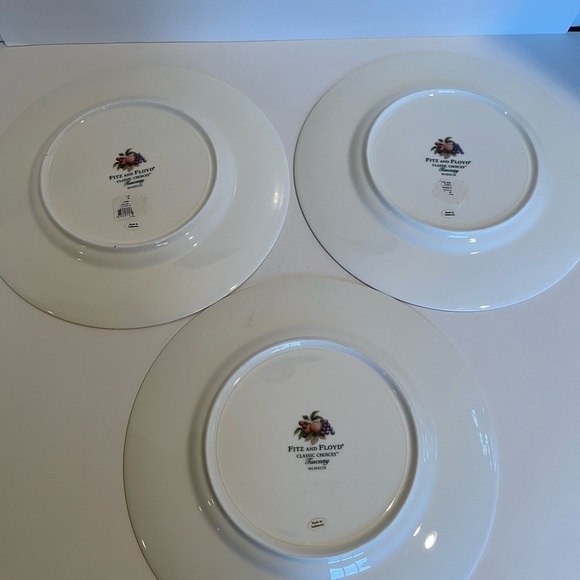 Fitz and Floyd Classic Choices Tuscany Dinner Plates Set of 3 - Picture 6 of 10